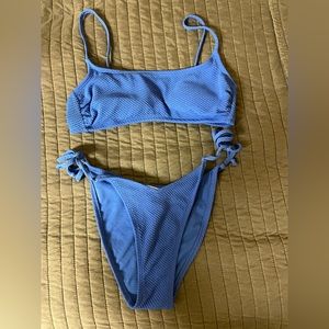 Royal blue bikini!